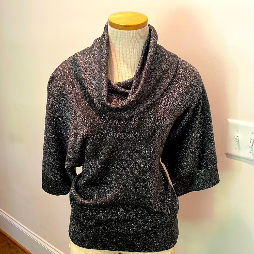 Michael Michael Kors cowl neck sparkle lightweight sweater